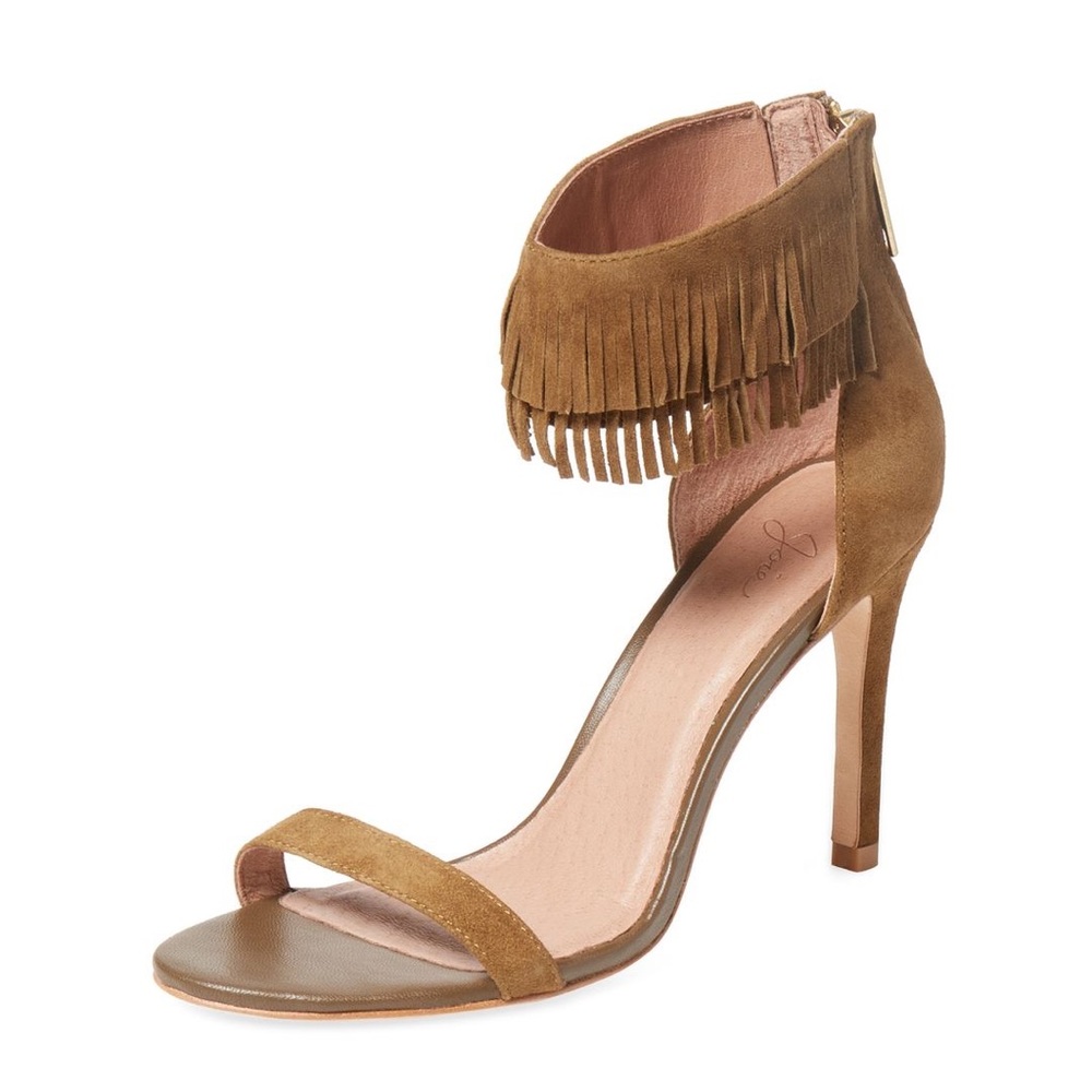 NWOT Joie Alek fringe heel 38.5
